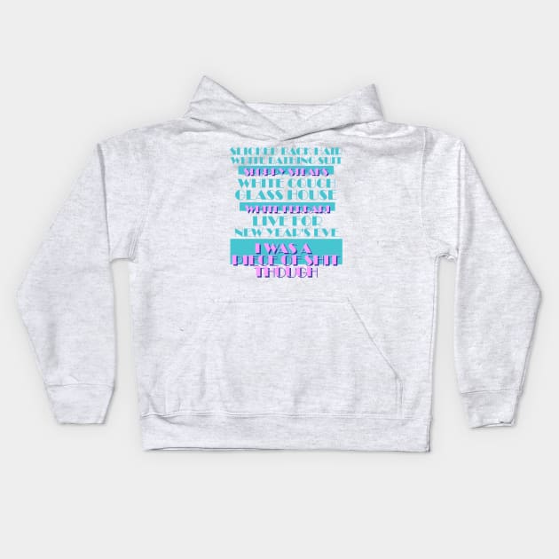 It's a Dangerous Night (Miami Vice Typography) Kids Hoodie by darklordpug